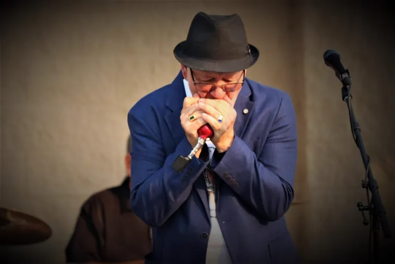 The Blueshounds on stage