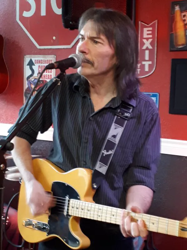 The Blueshounds performing